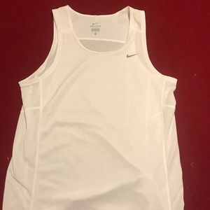 White nike tank top